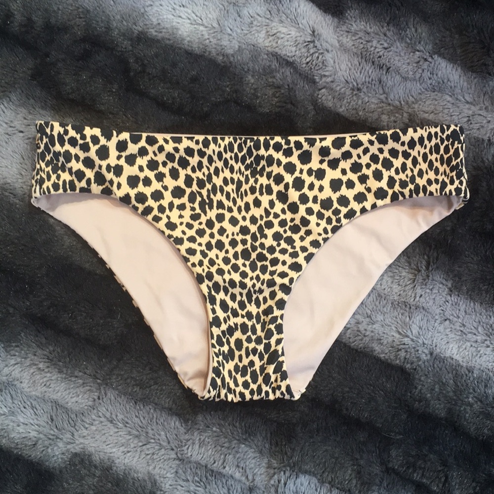 Victorias Secret Cheeky Swim Bottom NWOT Cheetah